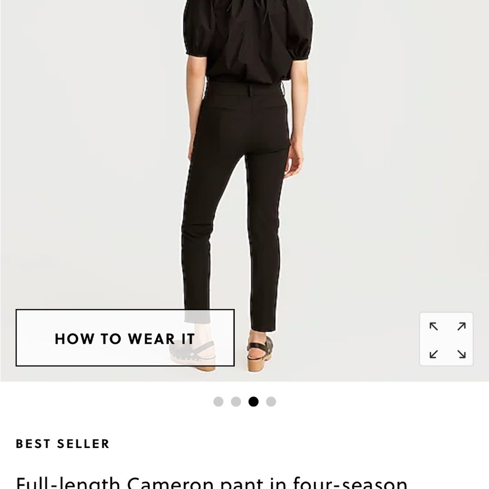 J crew Cameron trousers